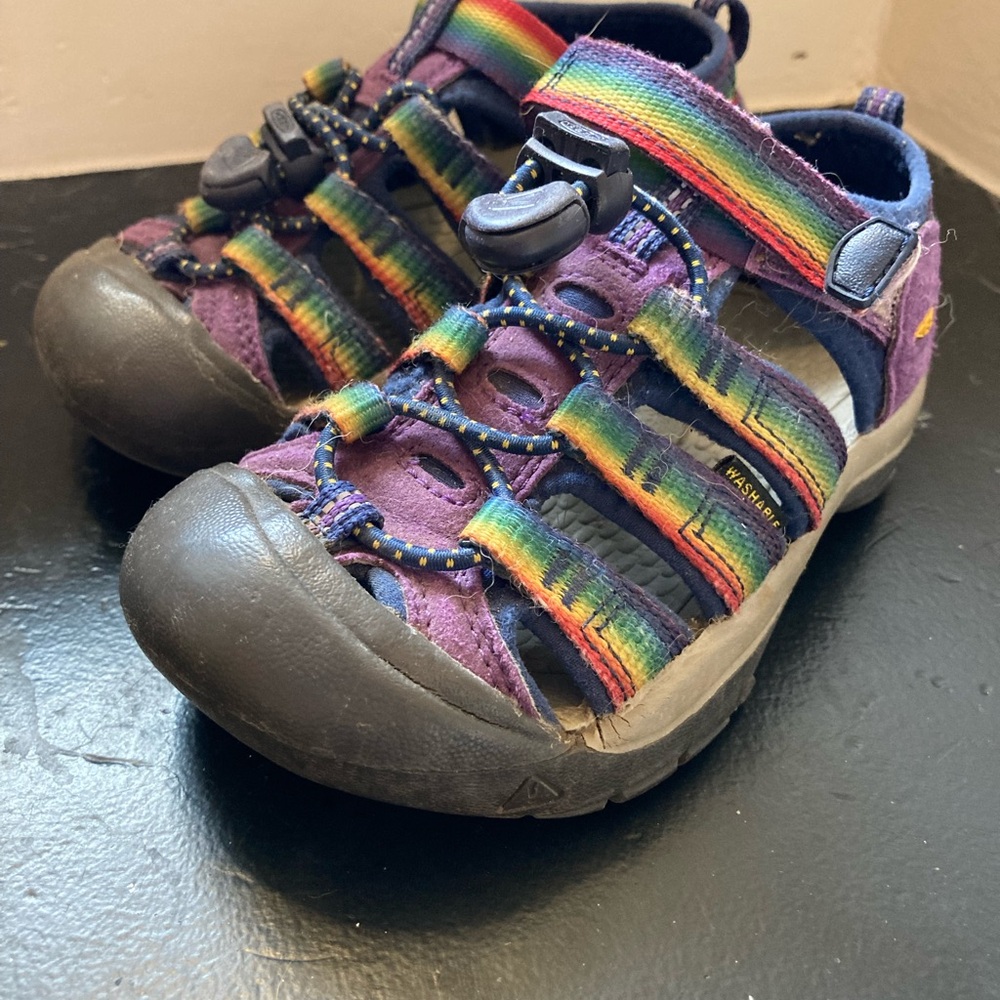 Keen Kids Purple Rainbow Sandals